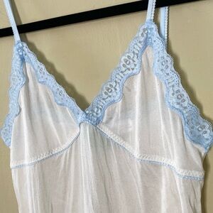 Mary Green | Silk Camisole with Lace Trim, Sz S-M ♥ Like new!